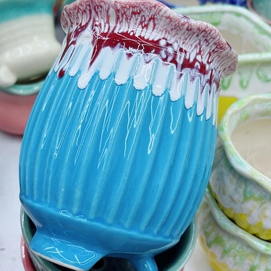 多肉绿植陶瓷花盆9.9包邮