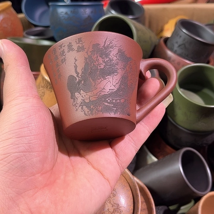 茶杯紫砂全手工紫砂主人杯