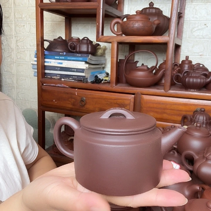 茶壶紫砂汉瓦240cc半手工