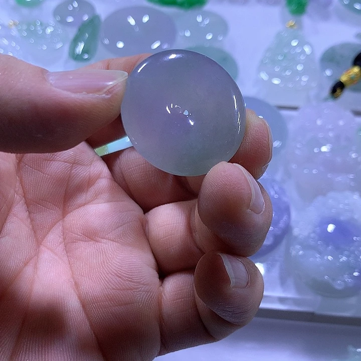 翡翠未镶嵌颈饰天然翡翠A货吊坠