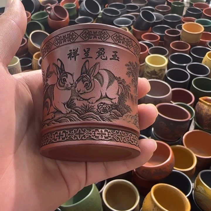 茶杯紫砂全手工制作工艺