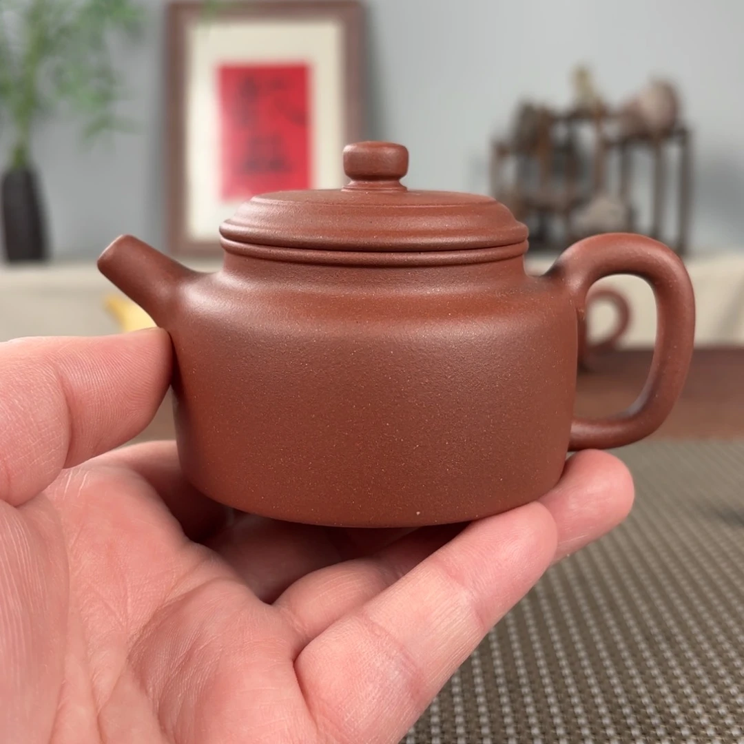 紫砂茶壶T*微瑕黄龙山原矿紫砂壶