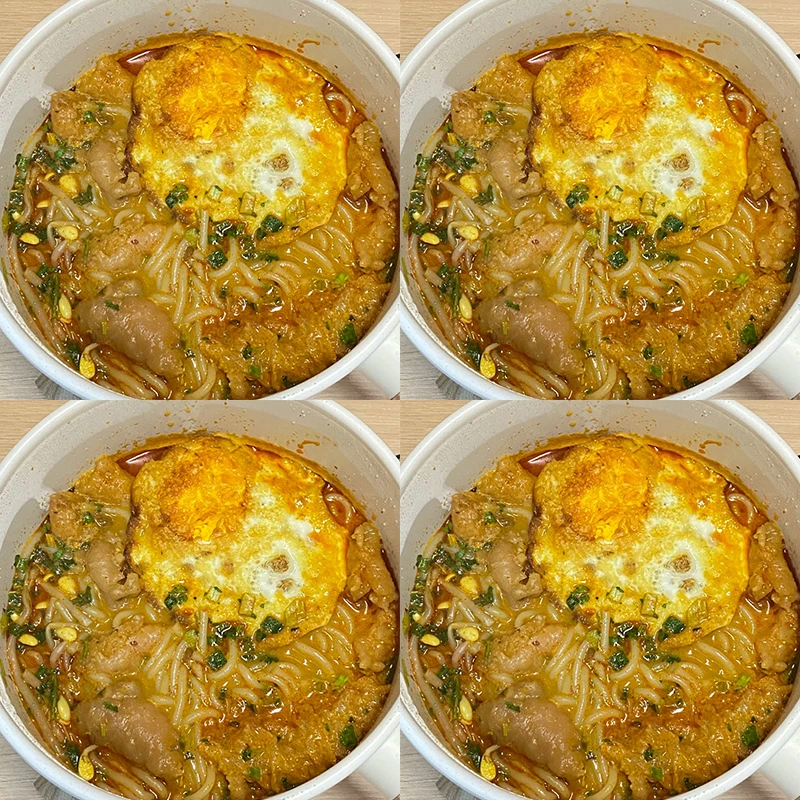 【买6桶送6桶】麻酱米线速食冲泡米线整箱学生宿舍麻酱泡面米线批发