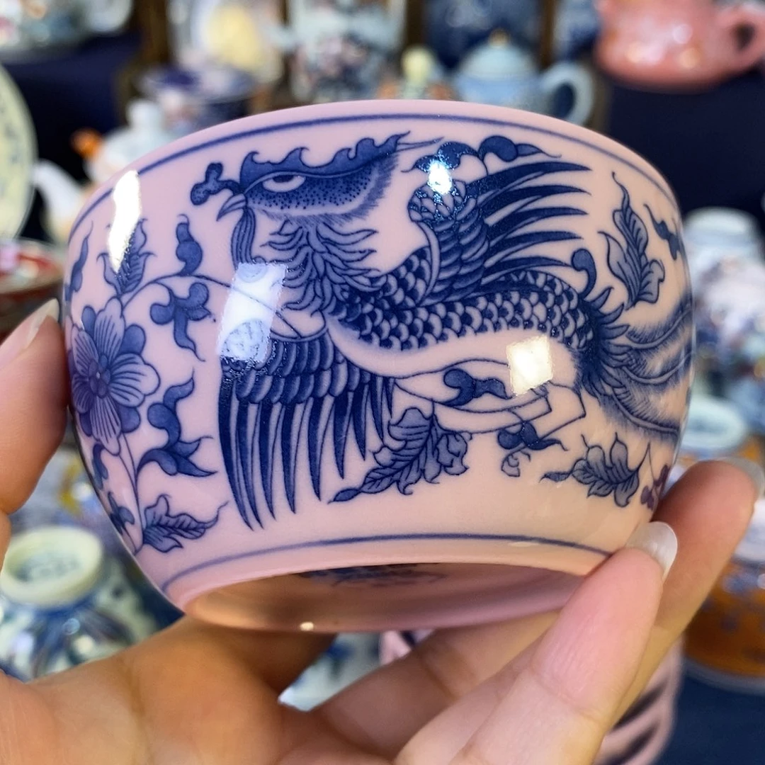 瓷片景德镇陶瓷茶杯1个