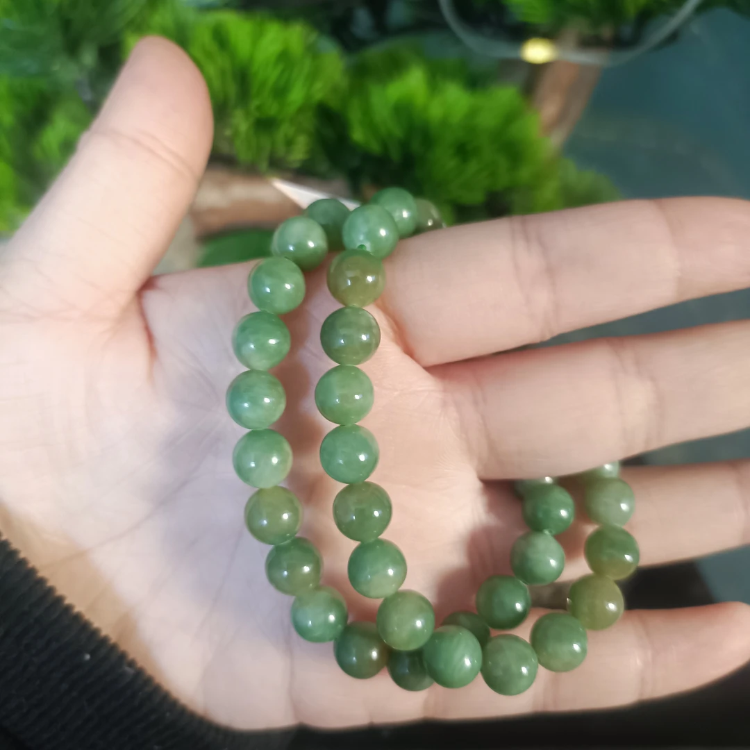 【德巧家】和田玉黑羊洞碧玉单圈 大气百搭（发一个，多样性发货