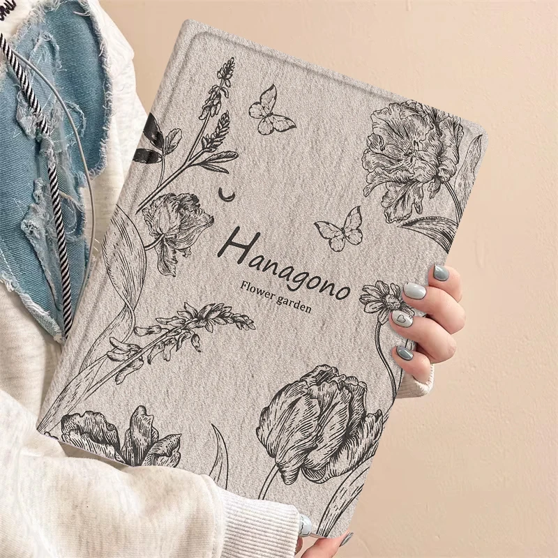 法式复古花卉华为matepadpro保护套12.2高级感matepad11.5s平板壳