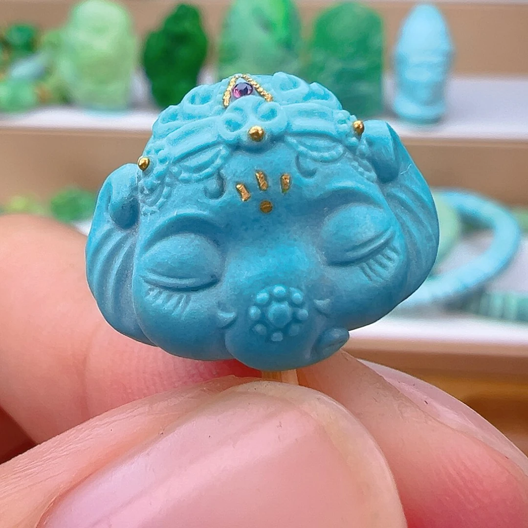 未镶嵌绿松石项链