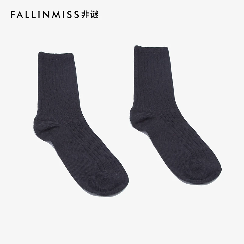 【非谜官方】黑色百搭经典袜子*