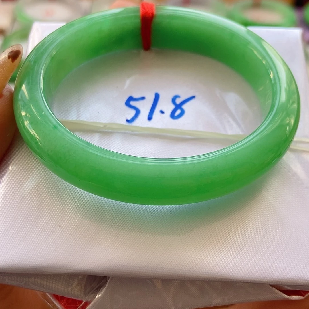 未镶嵌手镯翡翠35号 贵妃镯