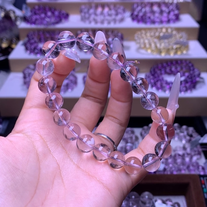 紫晶未镶嵌手串玻利维亚