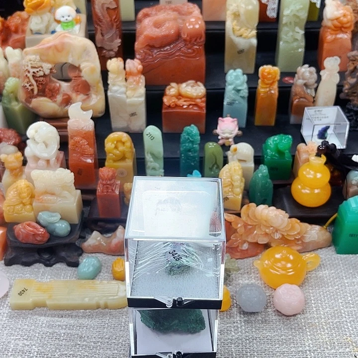 寿山石印石毓**墨3428包邮不刻