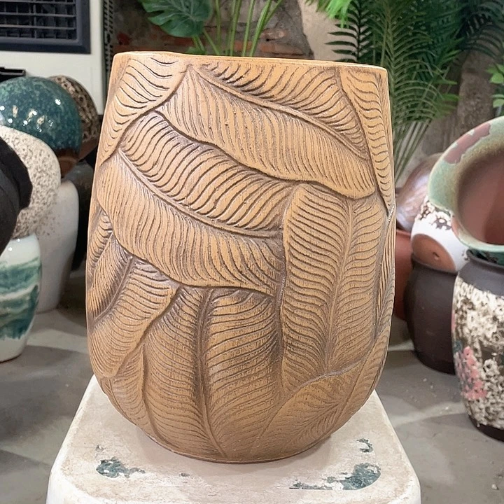 紫砂花盆正品口20高30。z z