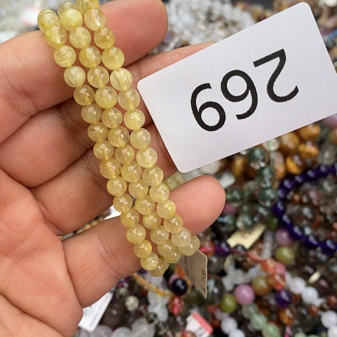 水晶未镶嵌手链手链