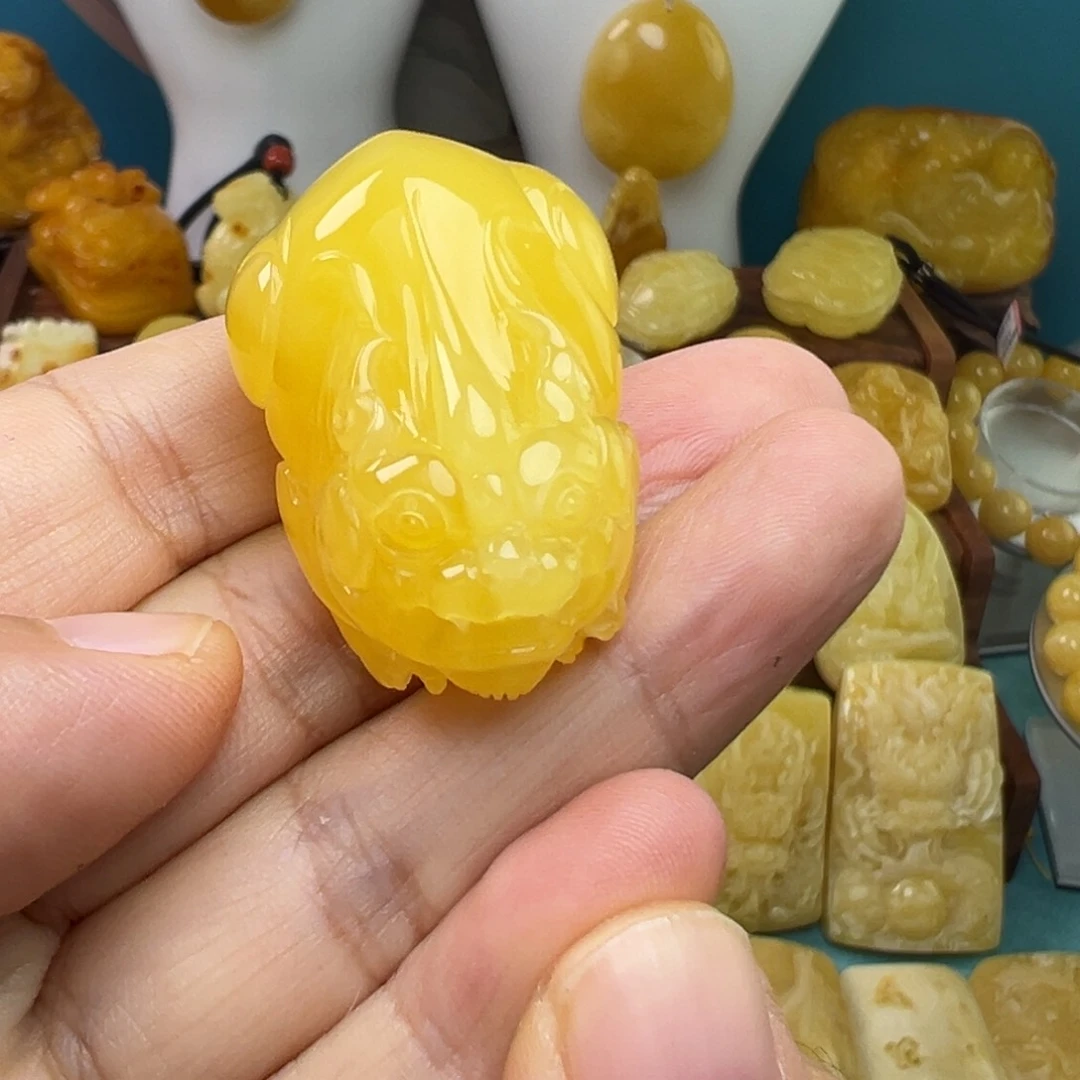 蜜蜡吊坠(不含链)未镶嵌