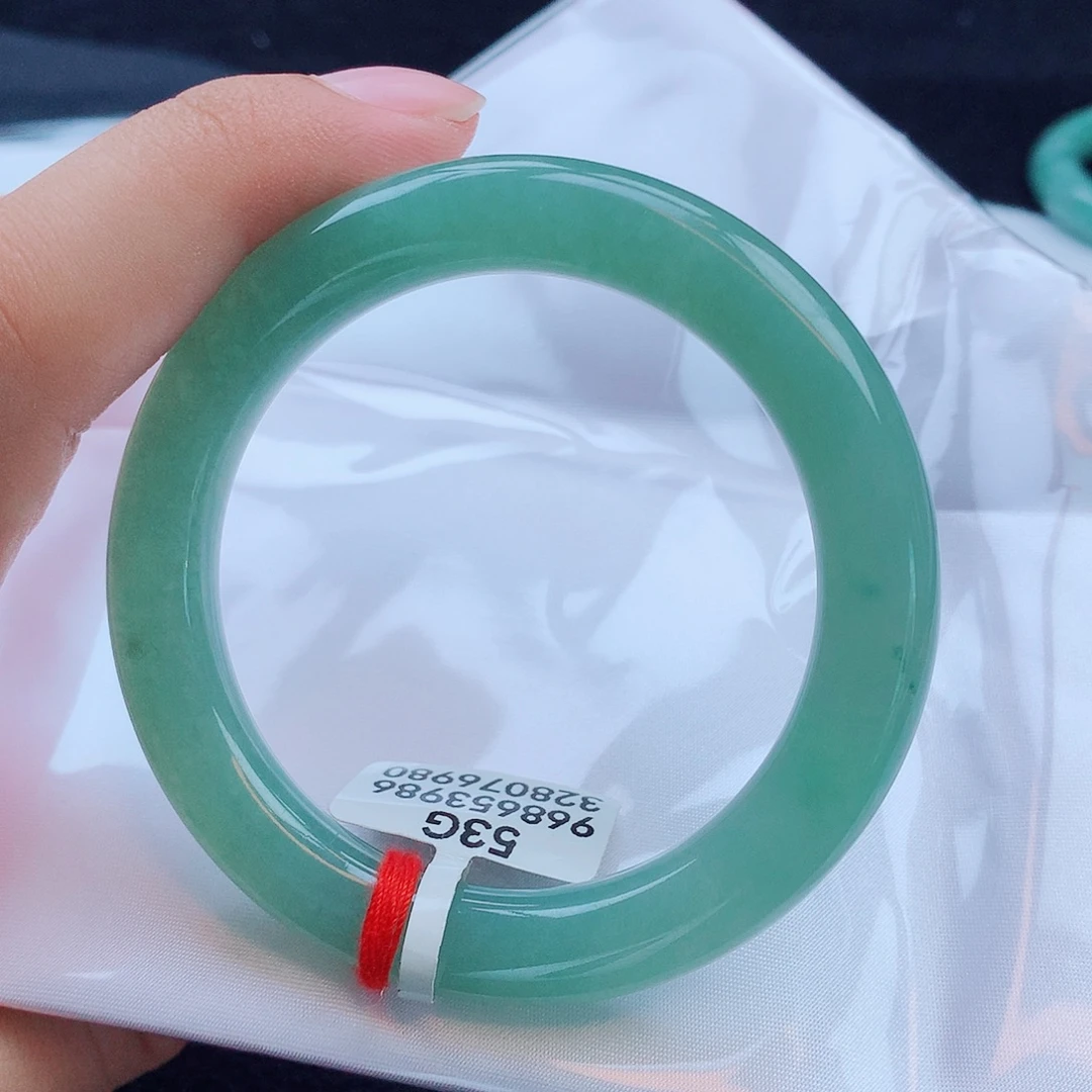 翡翠未镶嵌手镯天然缅甸翡翠A货手镯