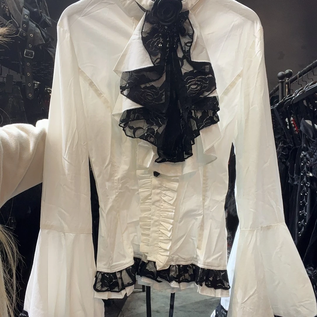 Df荷叶袖宫廷上衣