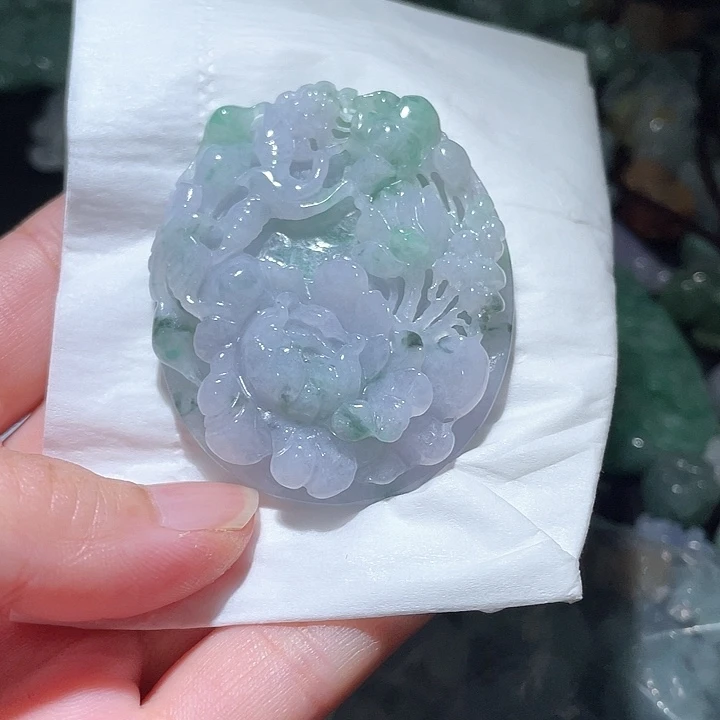 颈饰未镶嵌翡翠天