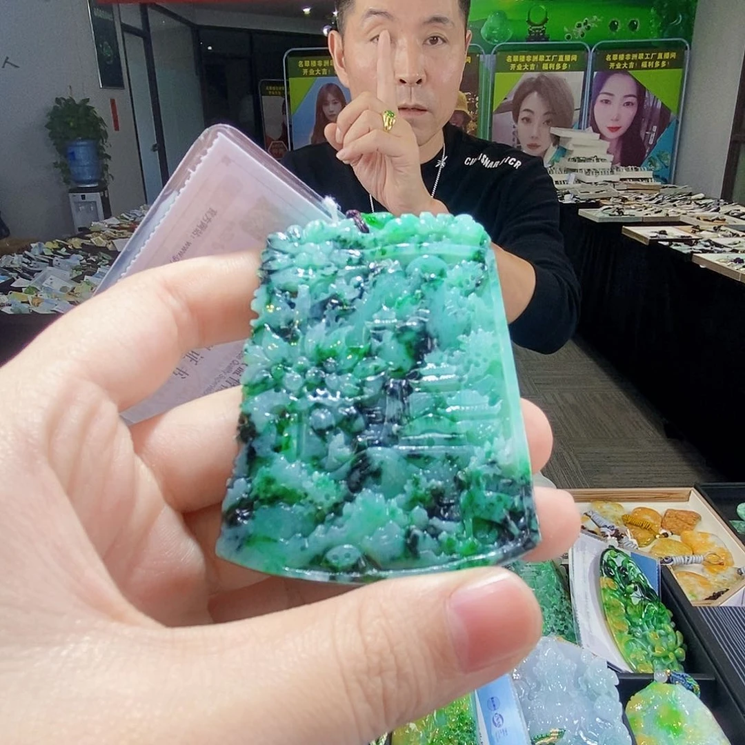 颈饰未镶嵌翡翠翡翠