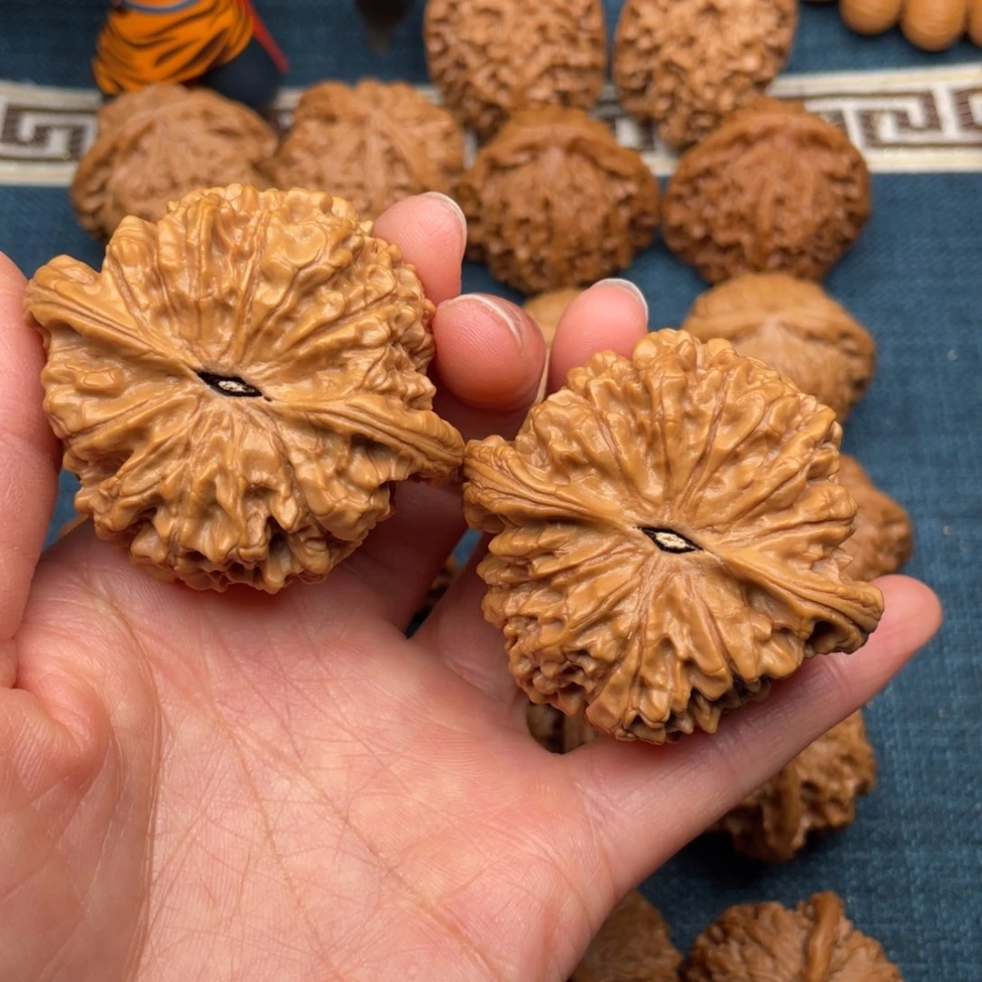 把件文玩核桃52全品毕业矮桩官帽