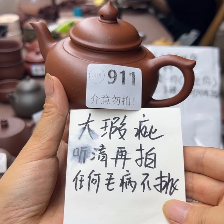 茶壶紫砂朱泥大瑕疵230