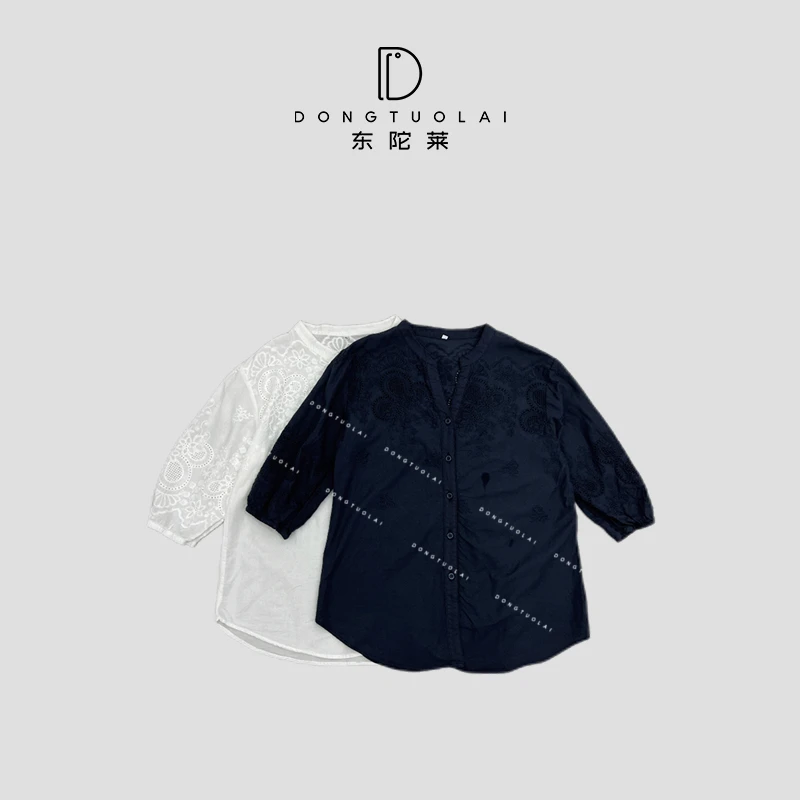 《幸运儿》衬衫气质常规款休闲百搭休闲宽松针织外套复古时尚夏季