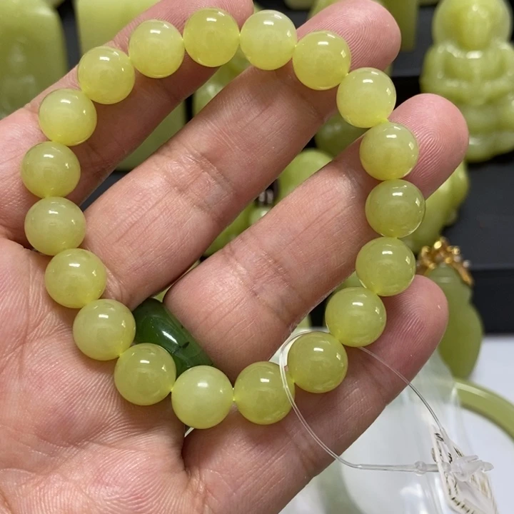 手链未镶嵌和田玉10mm