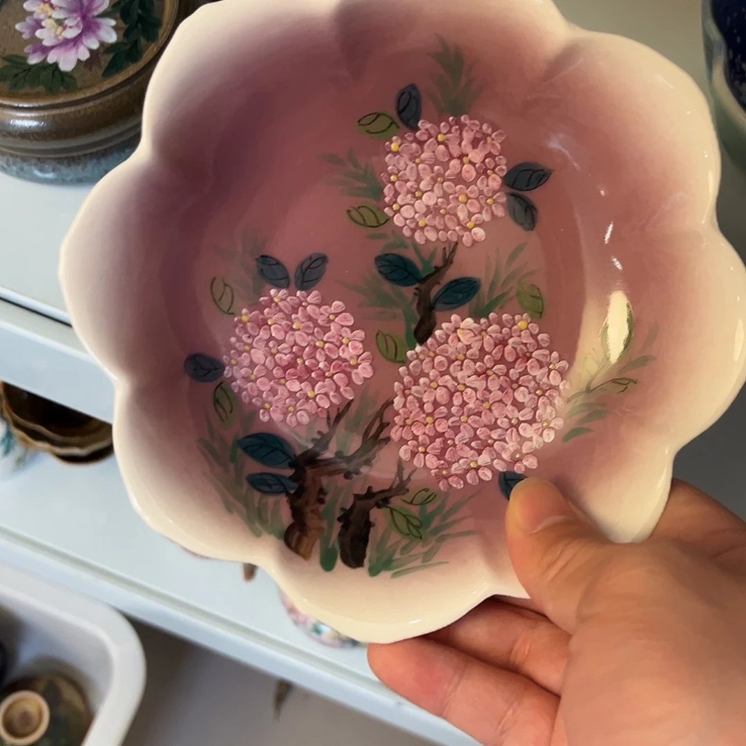 柴烧手工手绘陶瓷