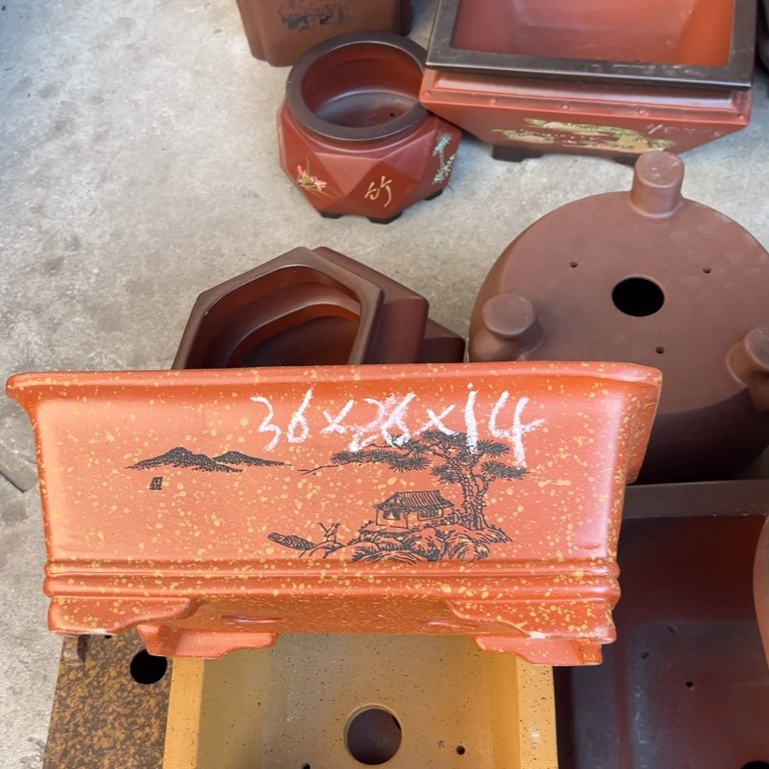 紫砂花盆盆景艺术