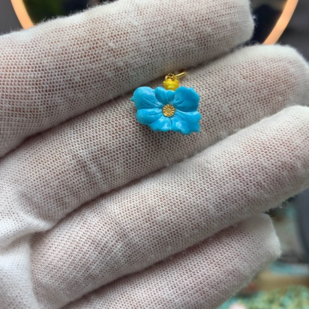 绿松石挂件未镶嵌