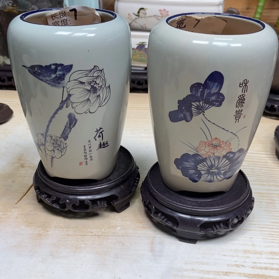 瓷片陶瓷花盆陶瓷艺术