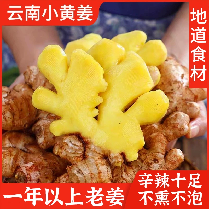 2025年现挖老姜辛辣高山云南小黄姜老姜生姜3斤5斤9斤批发