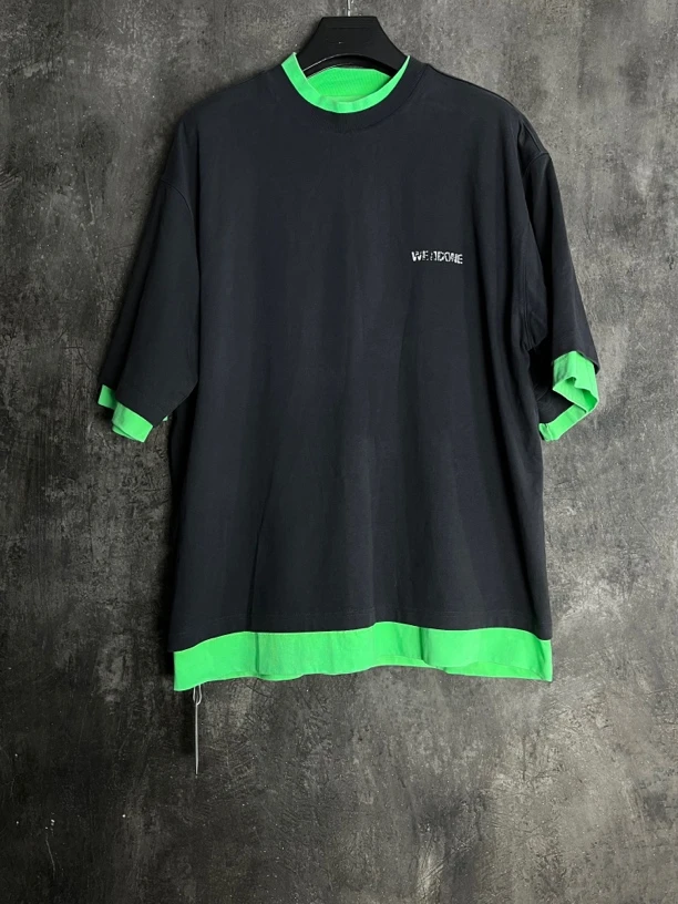 全新未使用 WE11 DONE M码*1/假两件双面短袖/01872