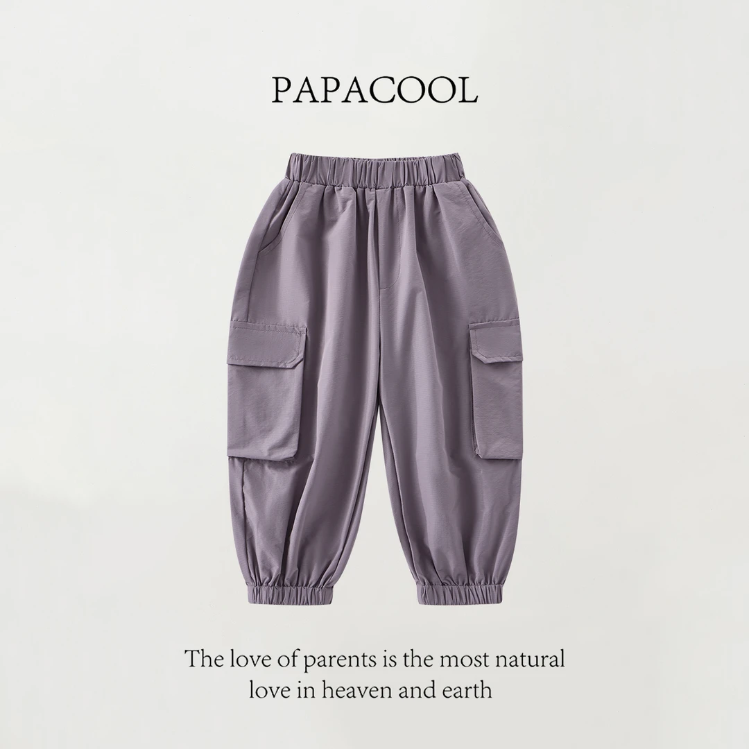 【夏季清货】儿童宝宝工装裤男童女童三防春夏季薄款冲锋裤