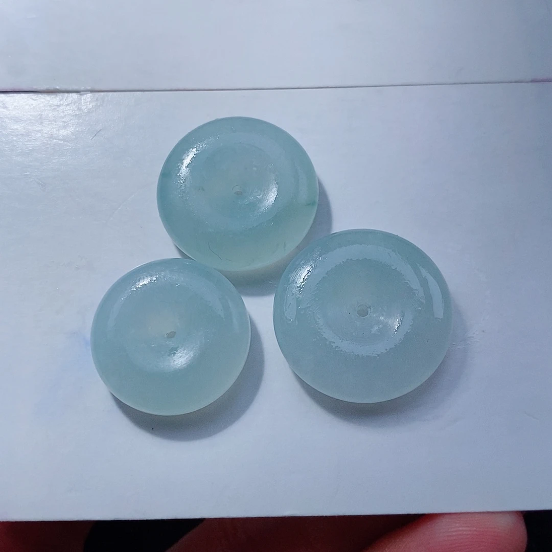 定制翡翠未镶嵌三个一起打包价批发价