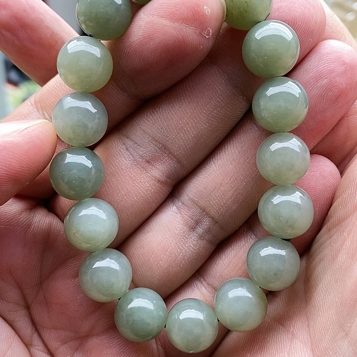 【闪购商品】未镶嵌手串和田玉12天空蓝