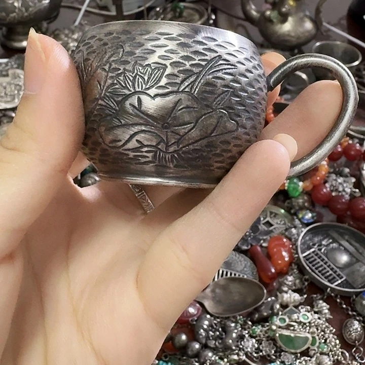 油***员非金属无合金足银水杯