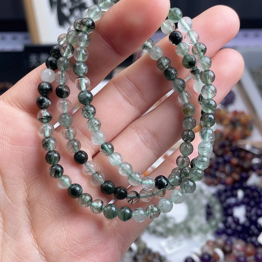 未镶嵌水晶手串天然