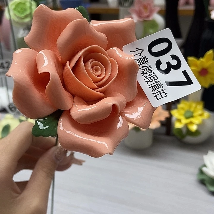 陶瓷纯手工捏花设计