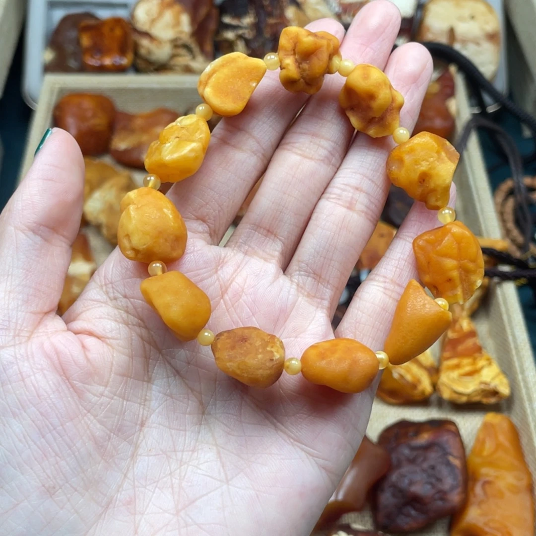 琥珀未镶嵌珠宝奇石