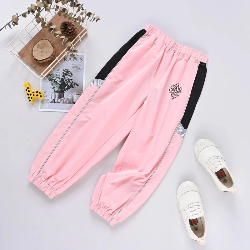 【优子壹家实体品牌】25秋款儿童女童梭织收脚口休闲裤防风裤132801