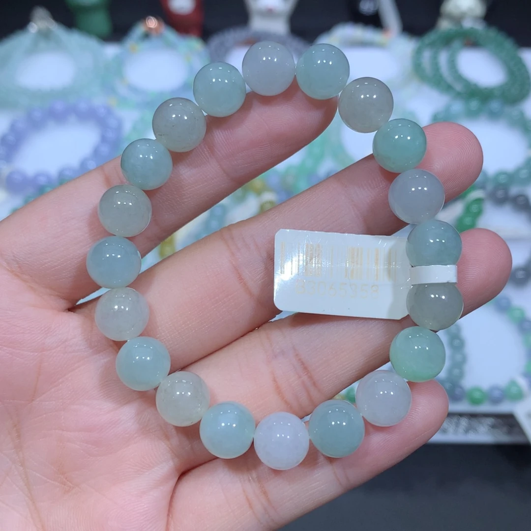 翡翠未镶嵌手串天然