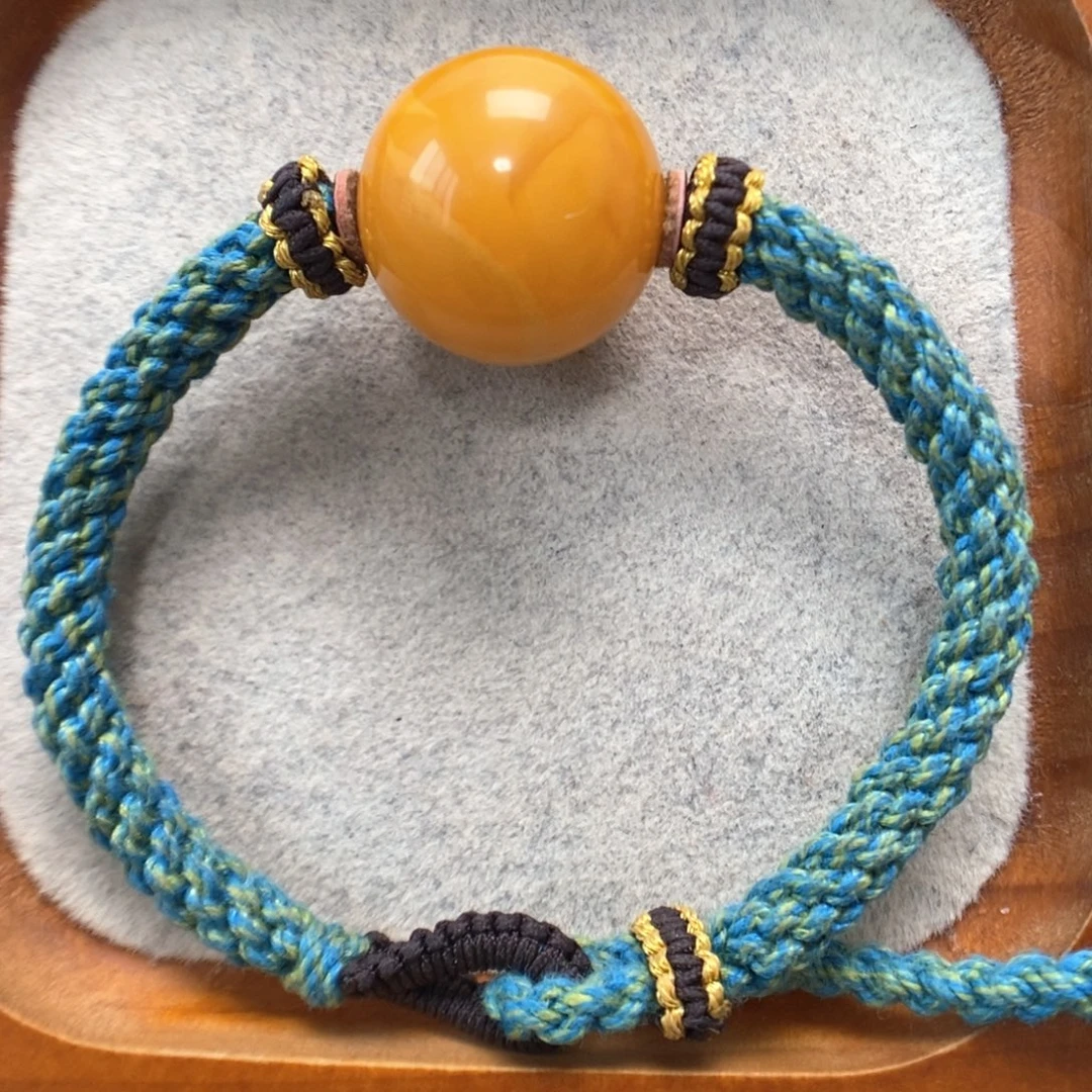 蜜蜡未镶嵌手绳蜜蜡