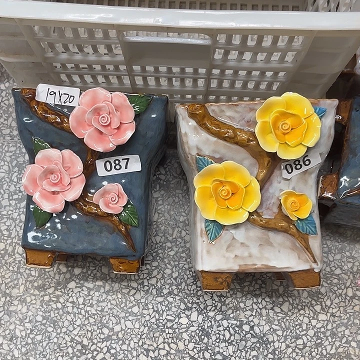 紫砂花盆粗陶材质多肉花盆