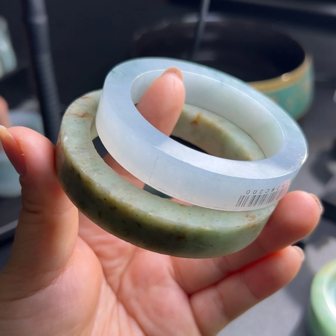 定制翡翠翡翠手镯未镶嵌星*