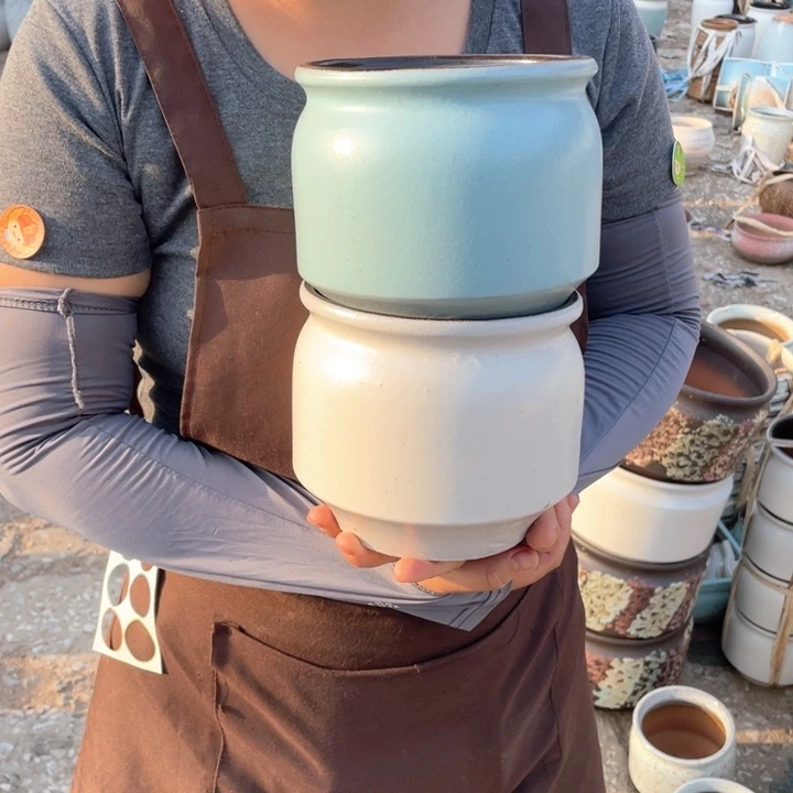 紫砂花盆口15高14正品正品