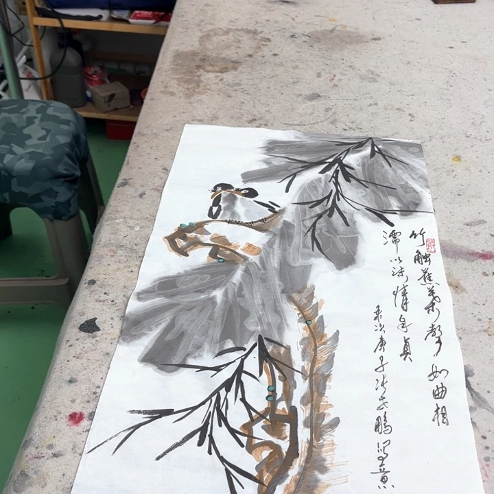 国画贴个跌破送您哦豁
