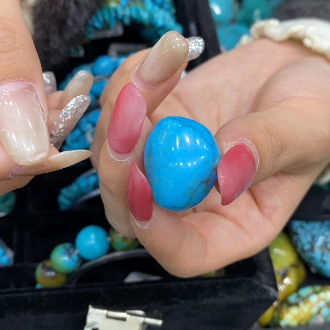 高瓷精品玉化蓝随型c