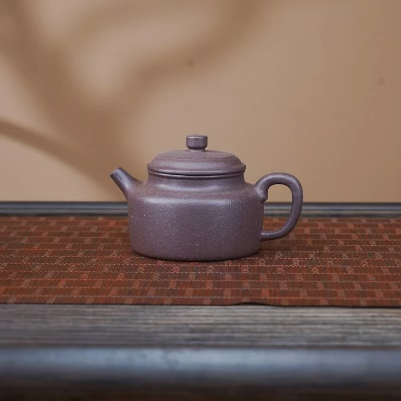 CSL粗砂天青【德钟】宜兴黄龙山原矿手工紫砂壶