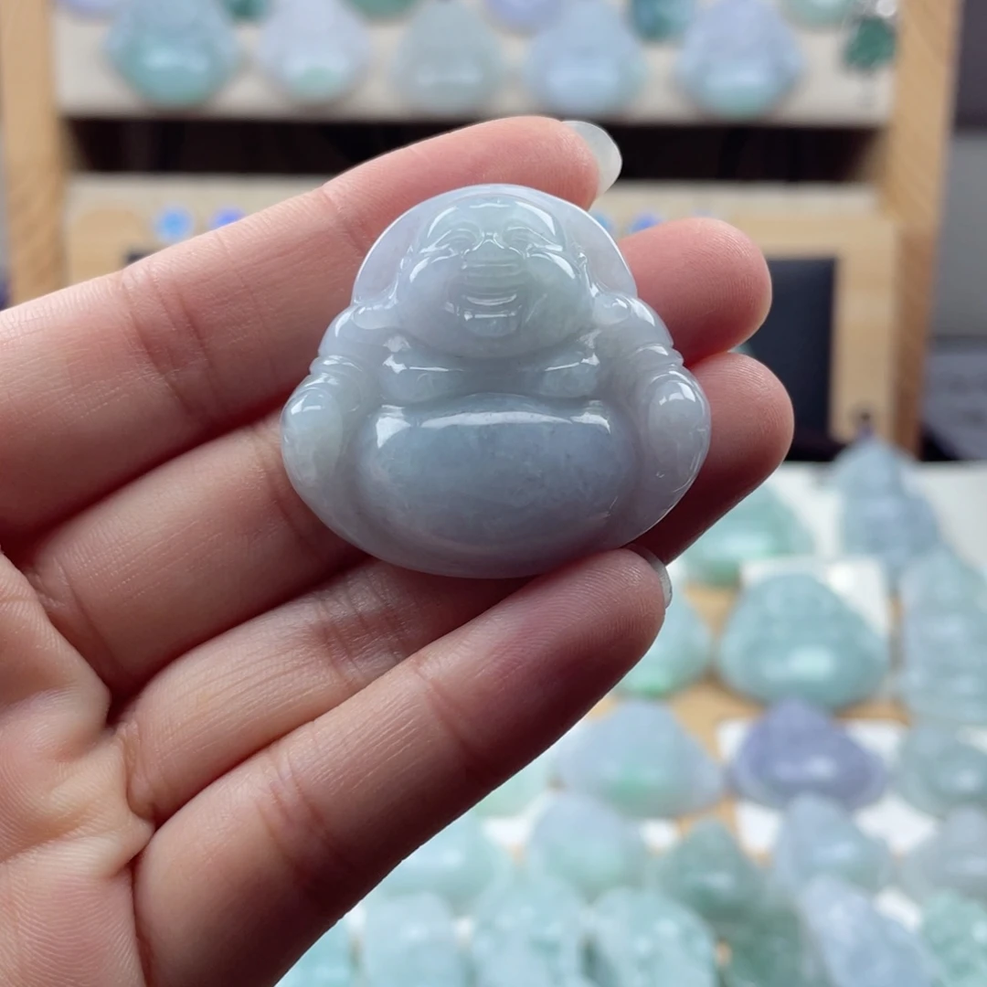颈饰未镶嵌翡翠35尺寸佛公厚装