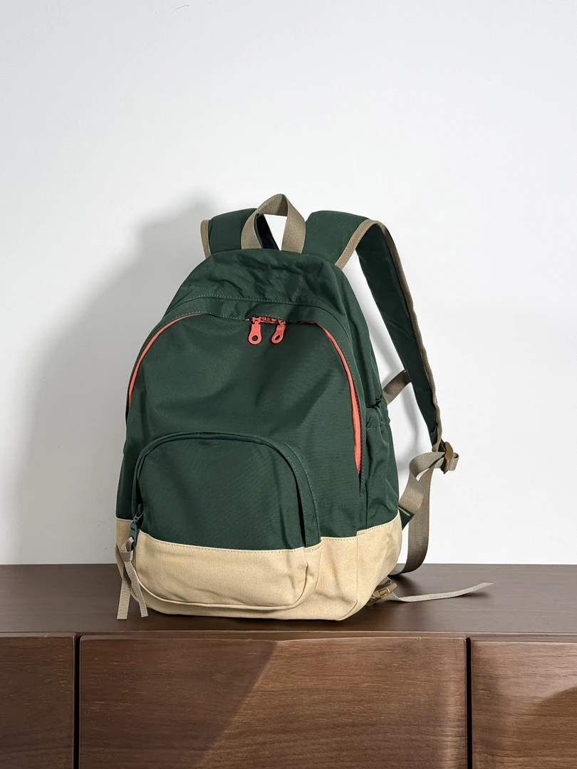 时尚百搭潮流韩版拼色大容量双肩包女士